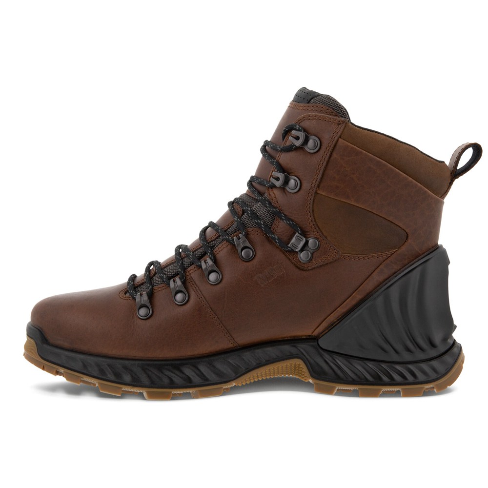 ECCO Mens Boots Brown - Exohike Retro Hiker - MTX-651390